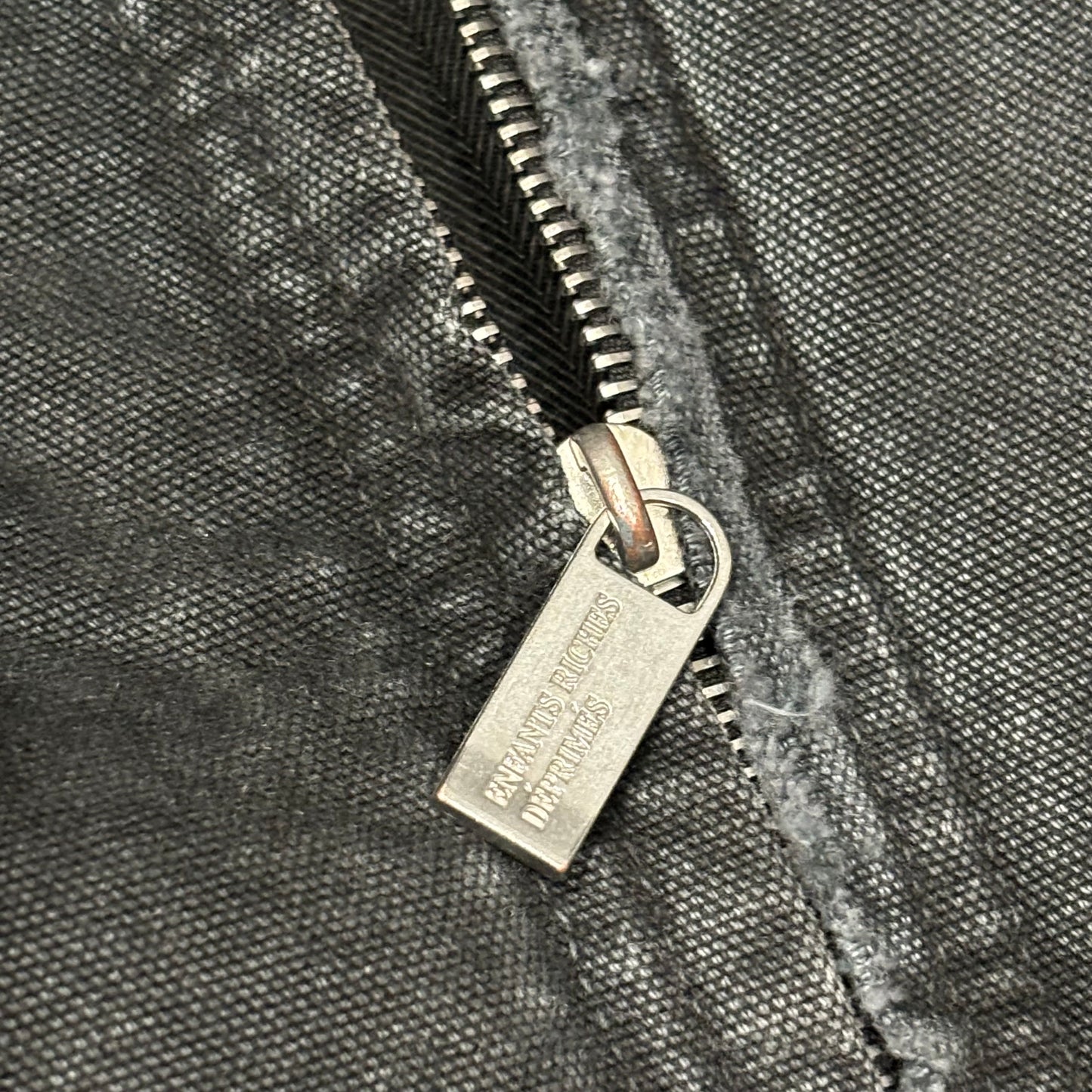 Enfants Riches Deprimes Grey Distressed Work Jacket