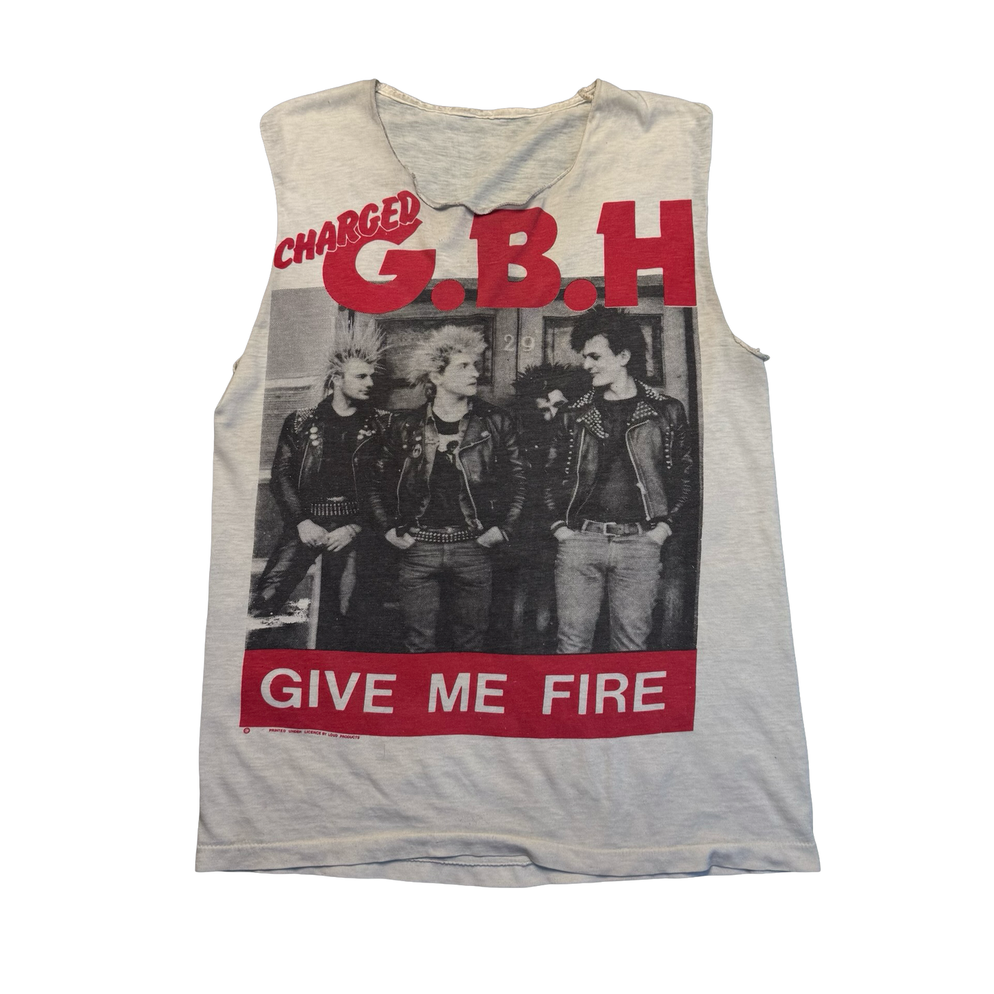Vintage 80s GBH Give Me Fire Cut Off