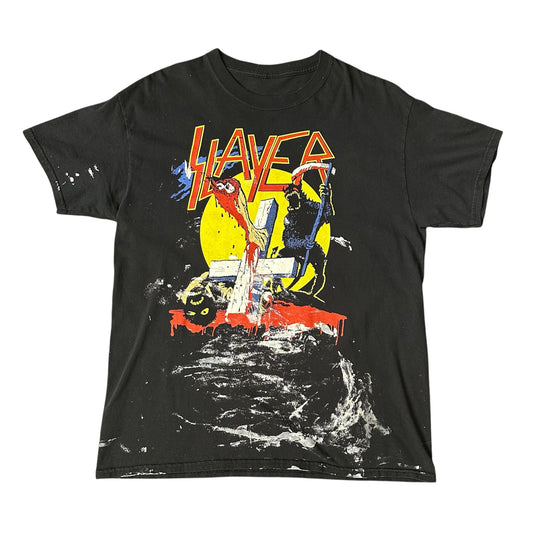 Vintage Paint Splattered Slayer T-shirt