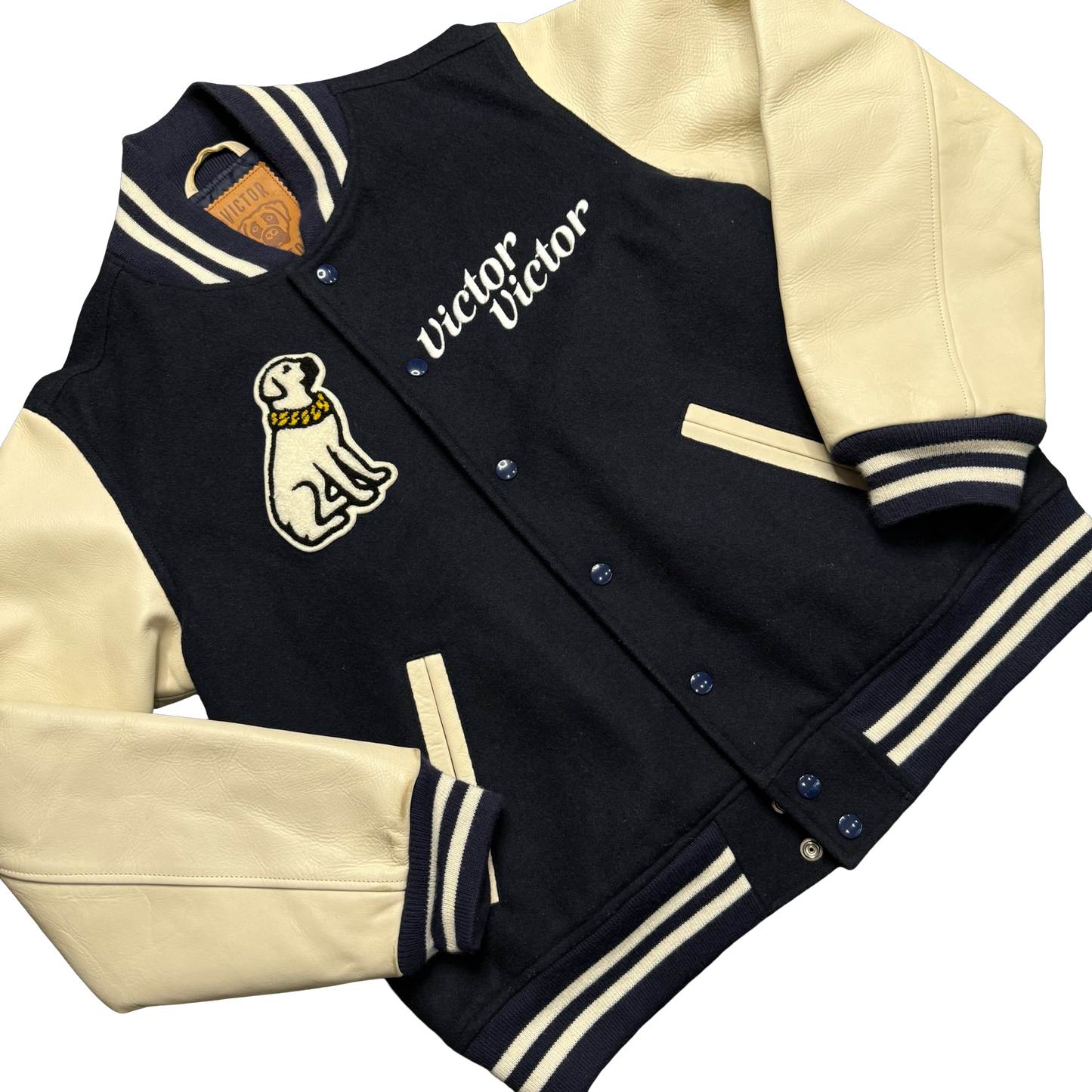 Human Made x Victor Victor Worldwide Varsity Jacket
