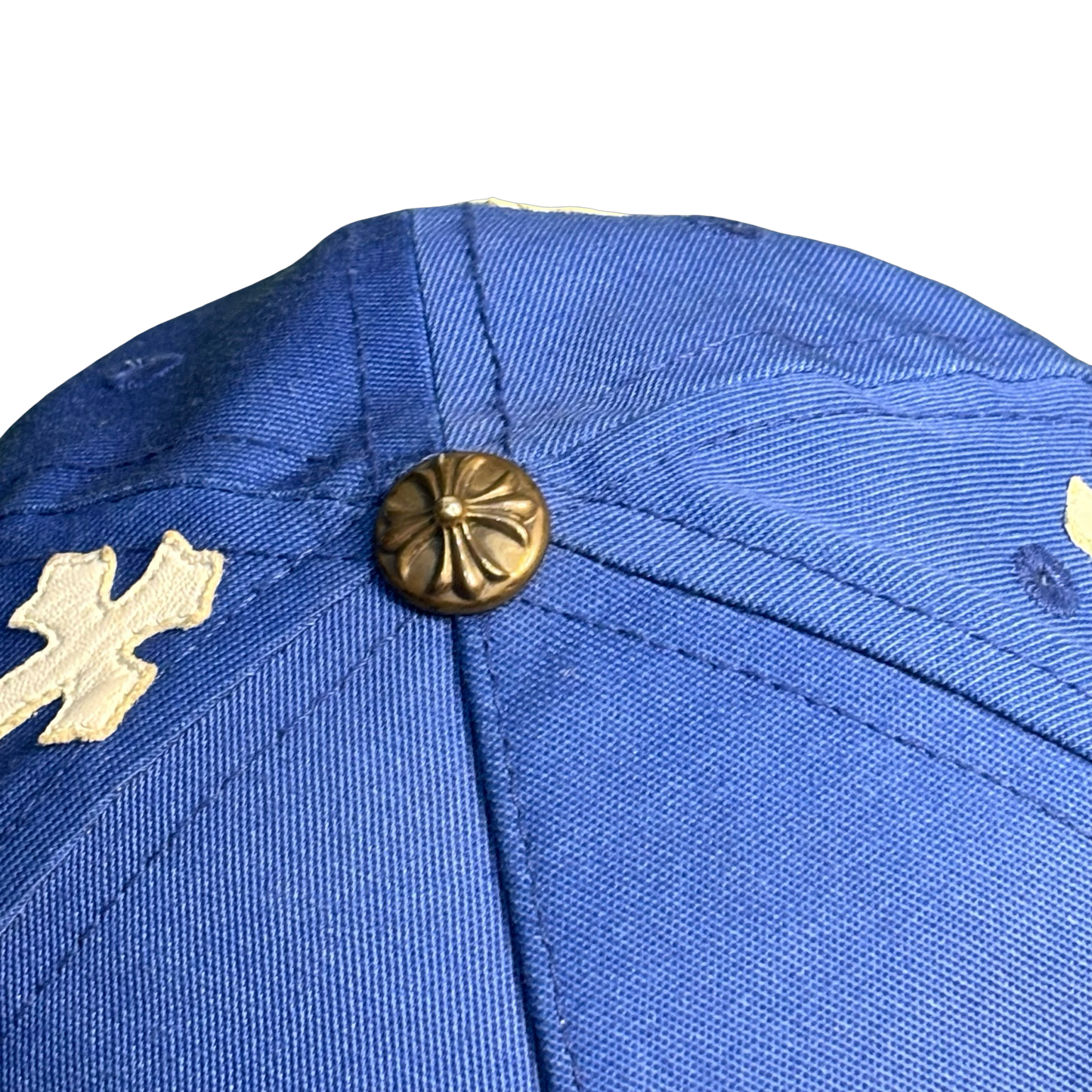 Chrome Hearts Blue Multicross Trucker Hat