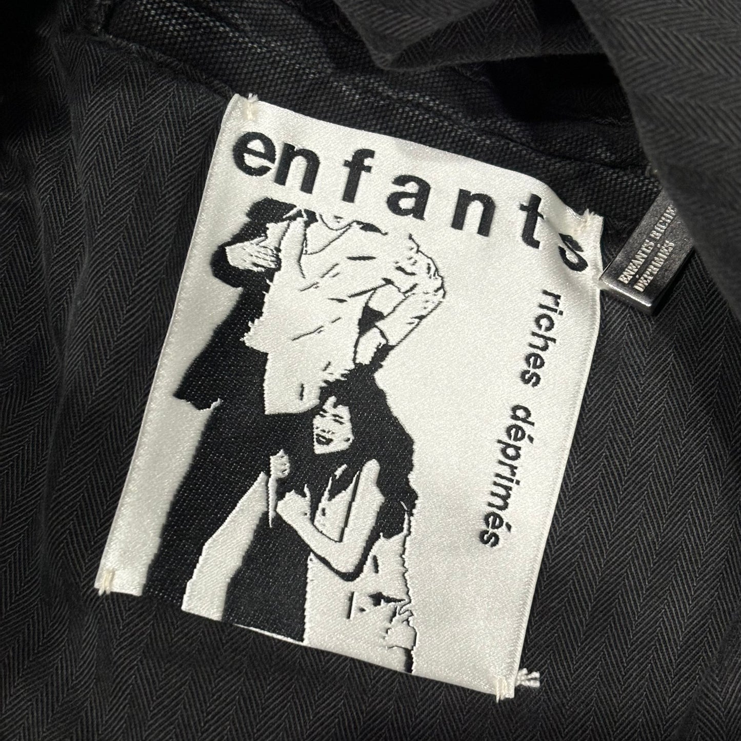 Enfants Riches Deprimes Grey Distressed Work Jacket