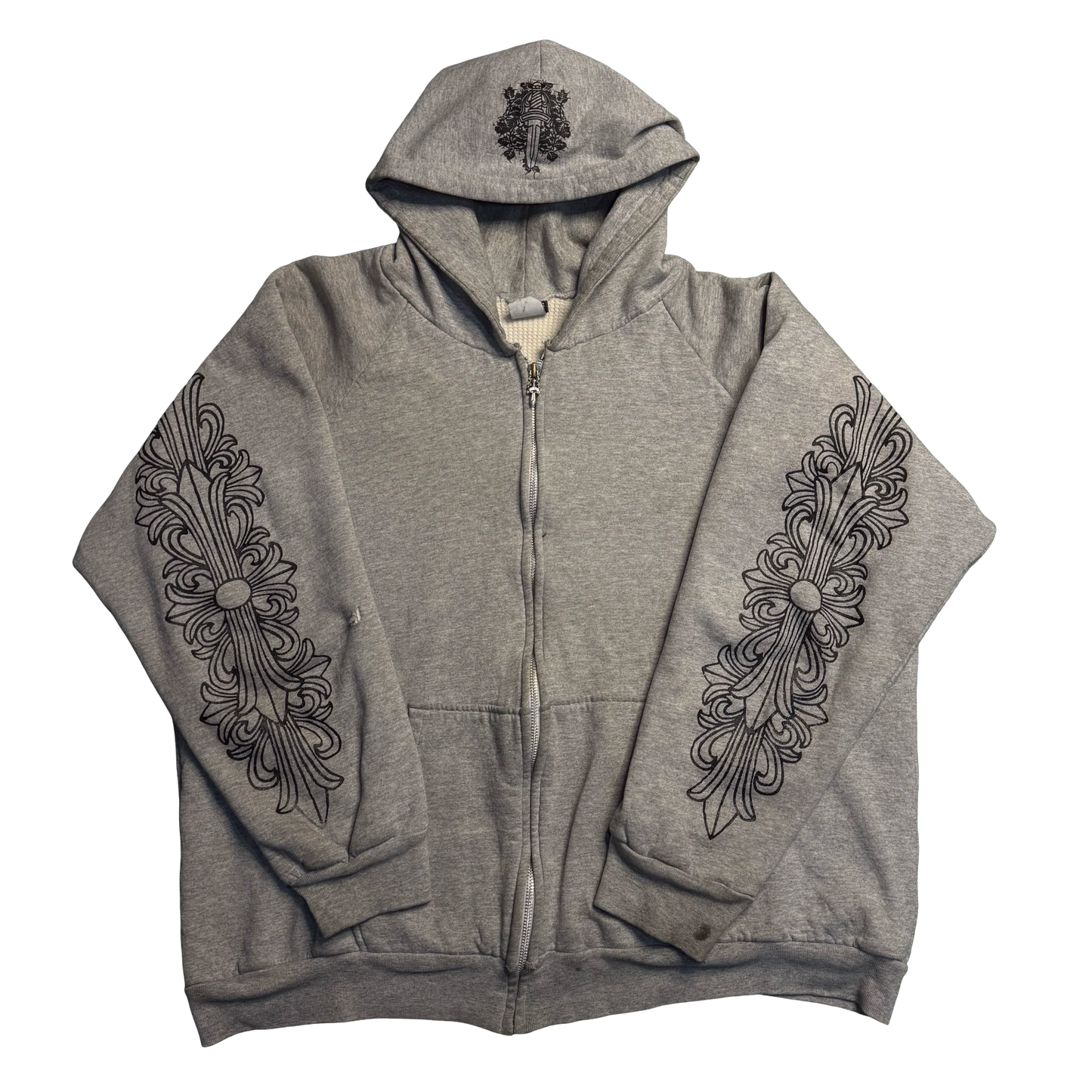 Chrome Hearts Vintage Dagger Thermal Lined Zip Up