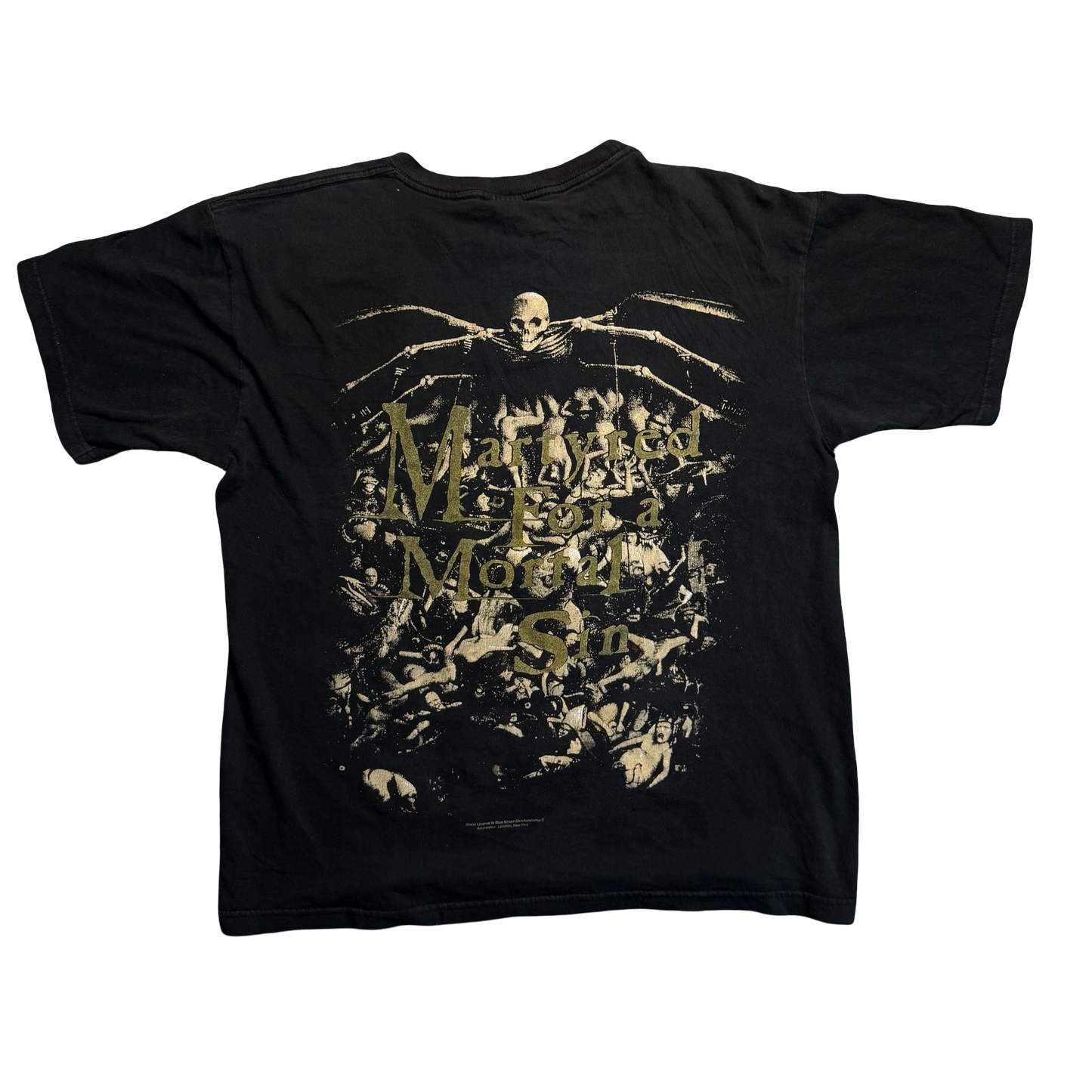 Vintage Cradle of Filth Martyred Sin Band Tee