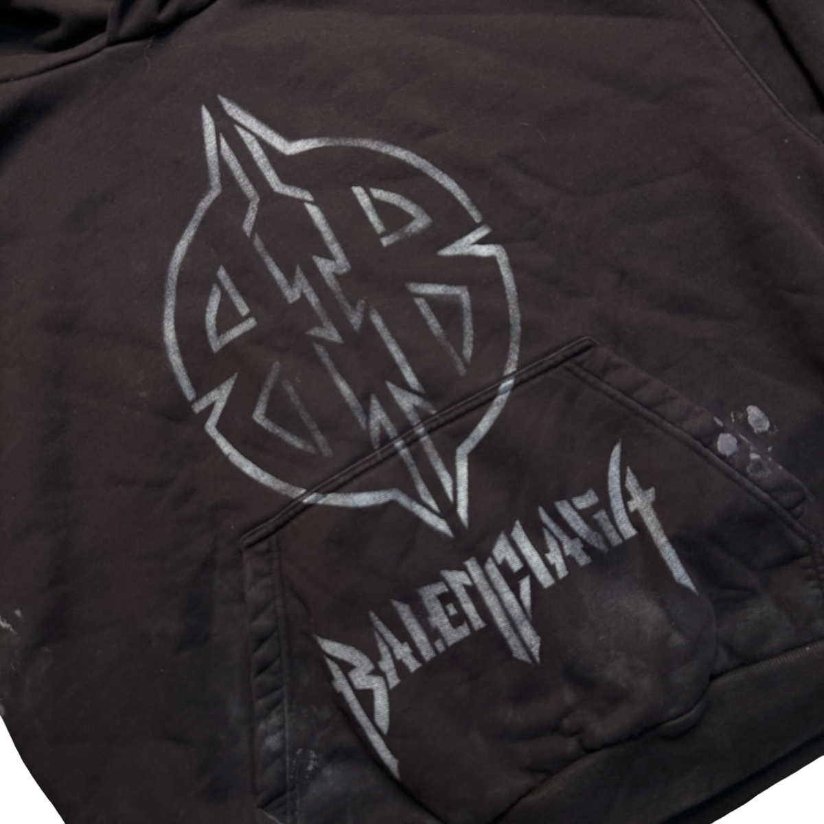 Balenciaga Metal BB Stencil Hoodie