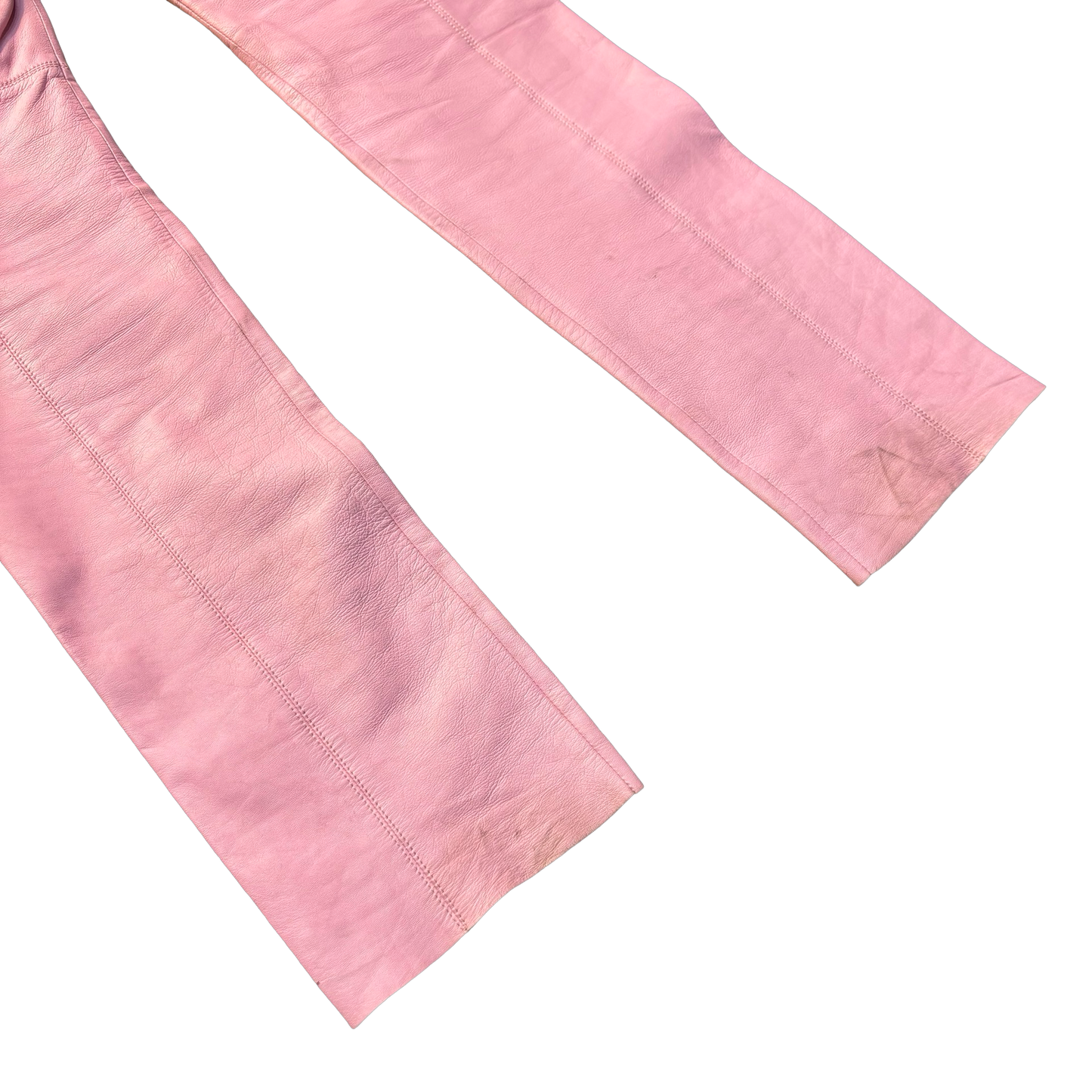 Alyx Pink Leather Biker Pants