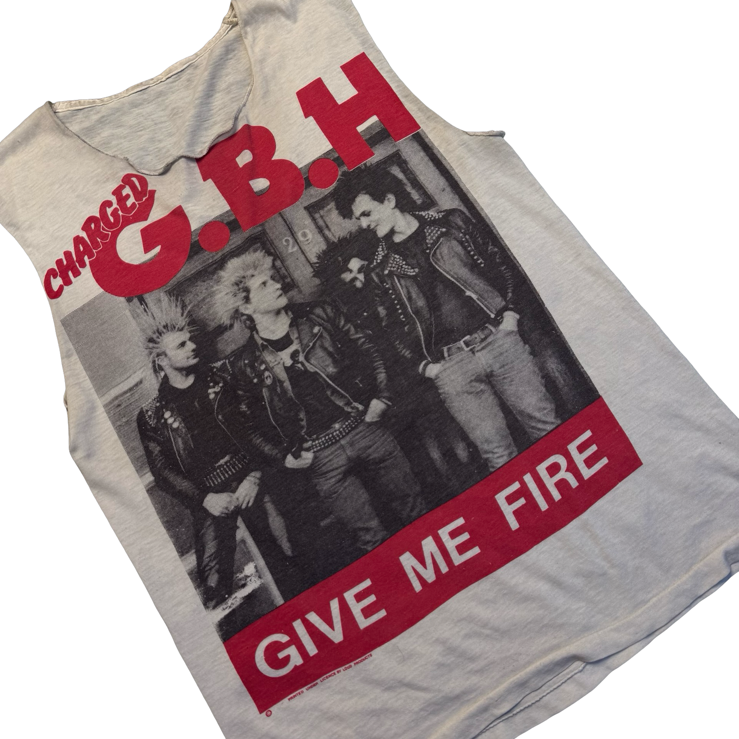 Vintage 80s GBH Give Me Fire Cut Off