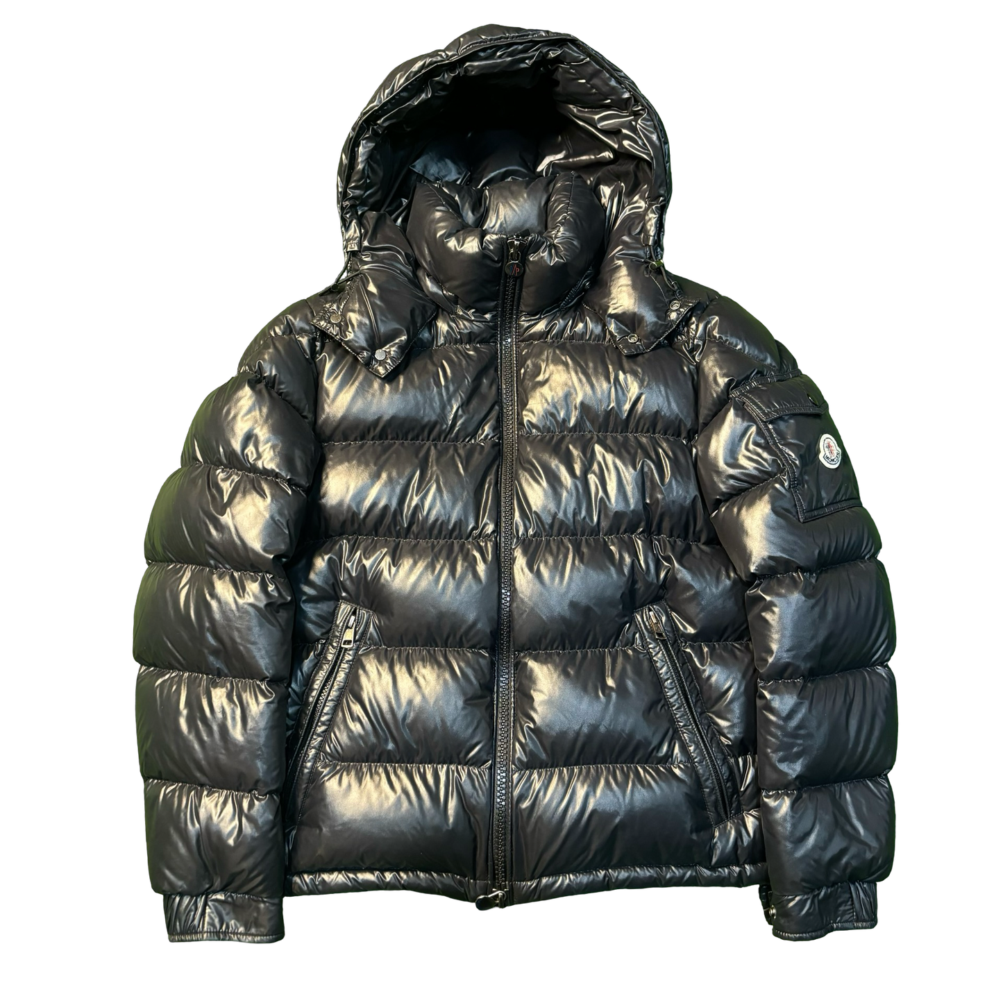 Moncler Black Puffer Coat