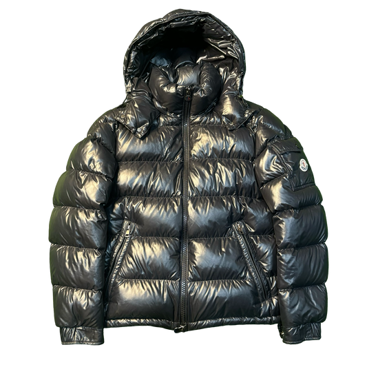 Moncler Black Puffer Coat