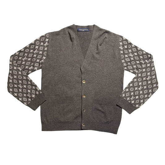 Louis Vuitton Monogram Mix Cashmere Cardigan