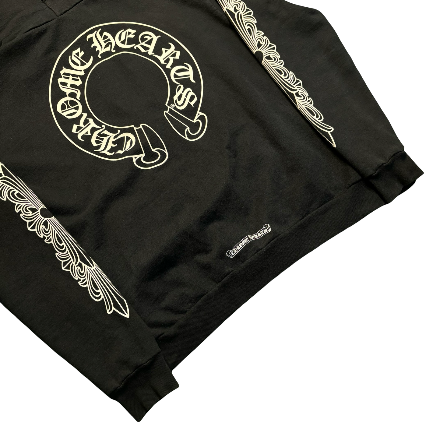 Chrome Hearts Floral Zip-Up Hoodie