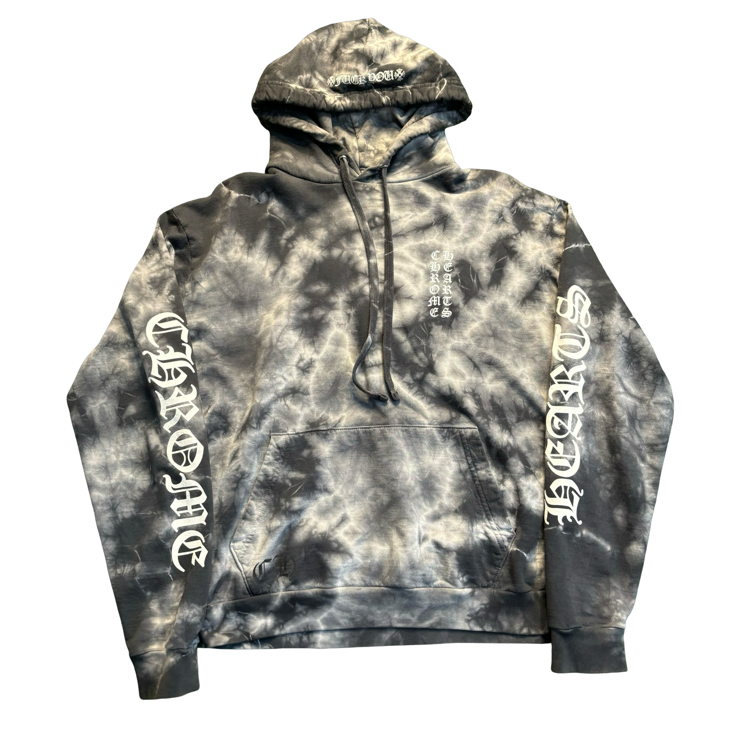 Chrome Hearts Tie Dye Horseshoe Logo Hoodie