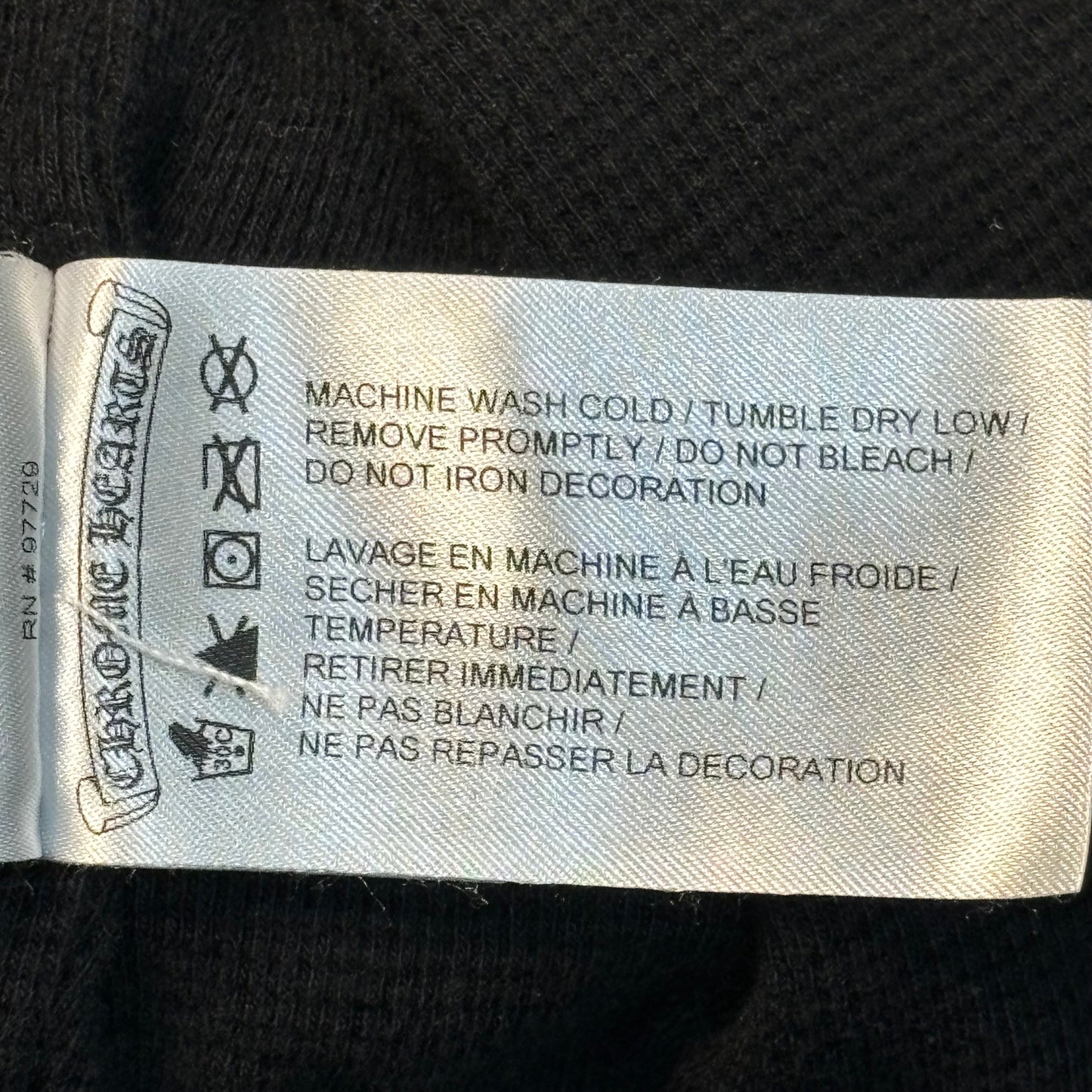 Chrome Hearts Thermal Script Logo Hoodie