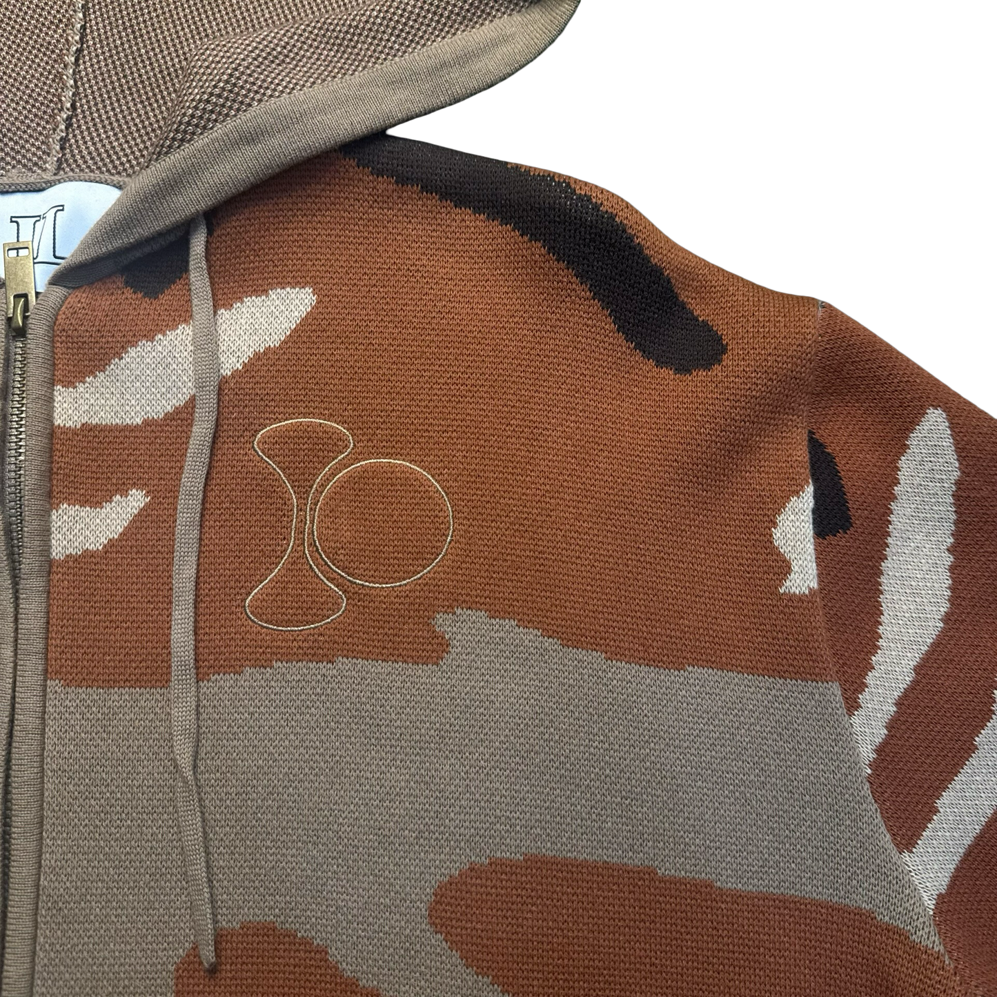 Illegally Owned Tan Camo Zip Up