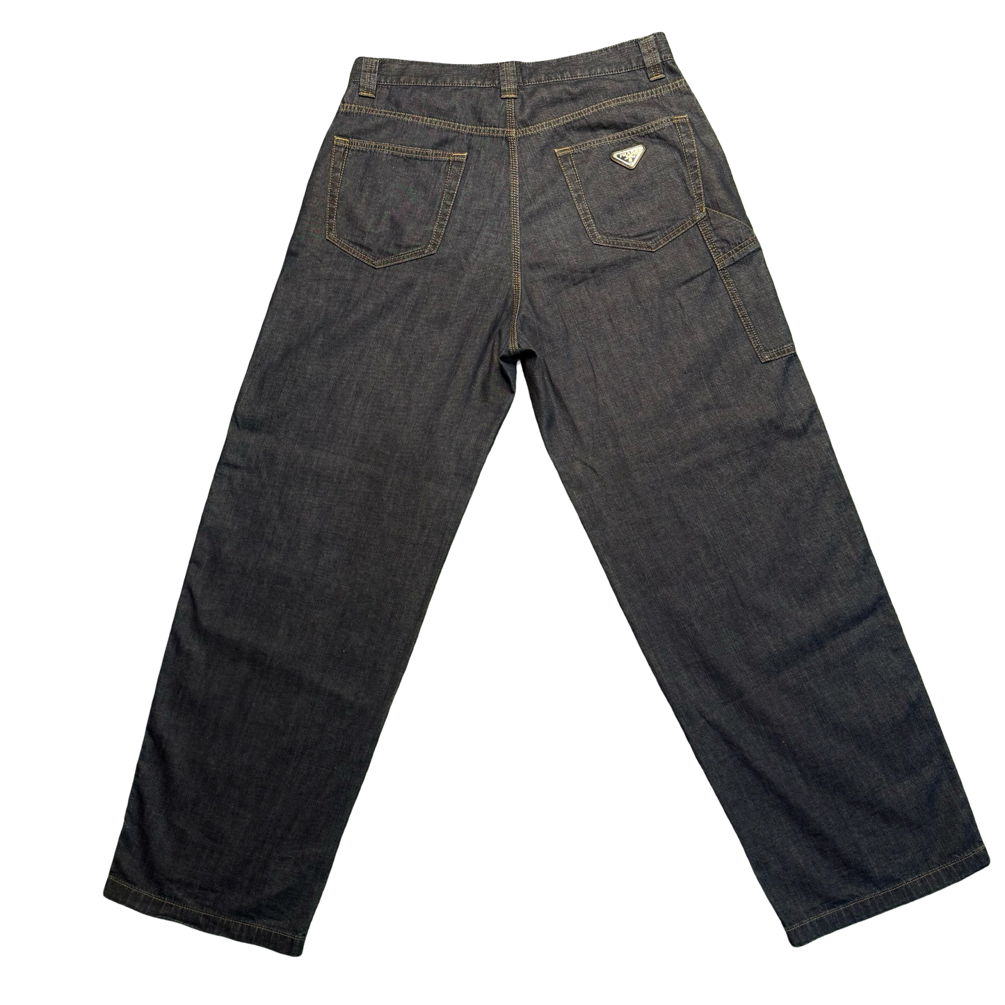 Prada Wide Leg Carpenter Denim