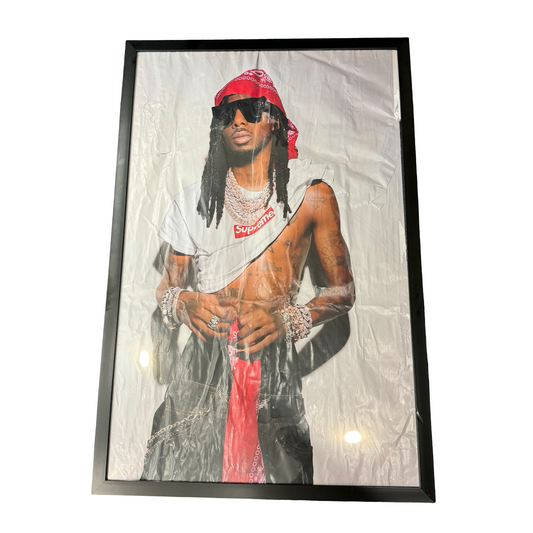Supreme Playboi Carti Framed Poster