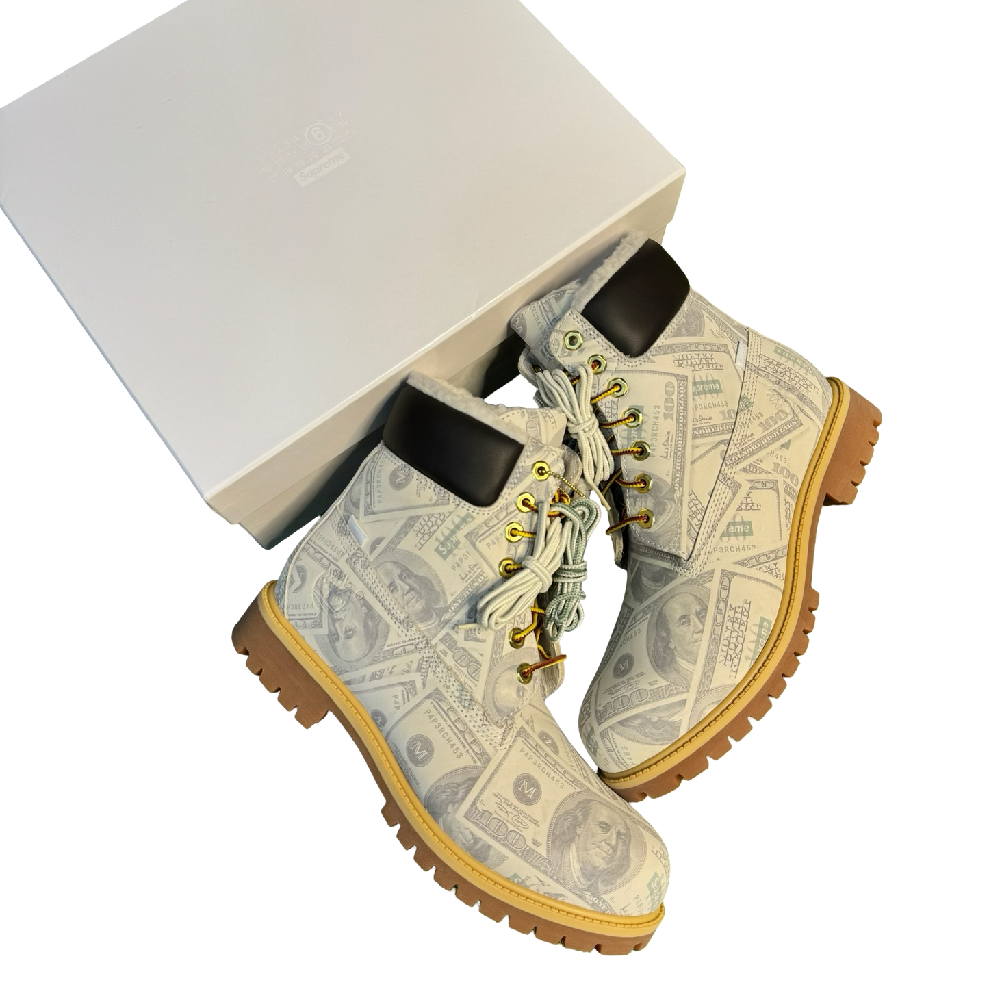 Supreme x MM6 Maison Margiela x Timberland Money 6 Inch Boot