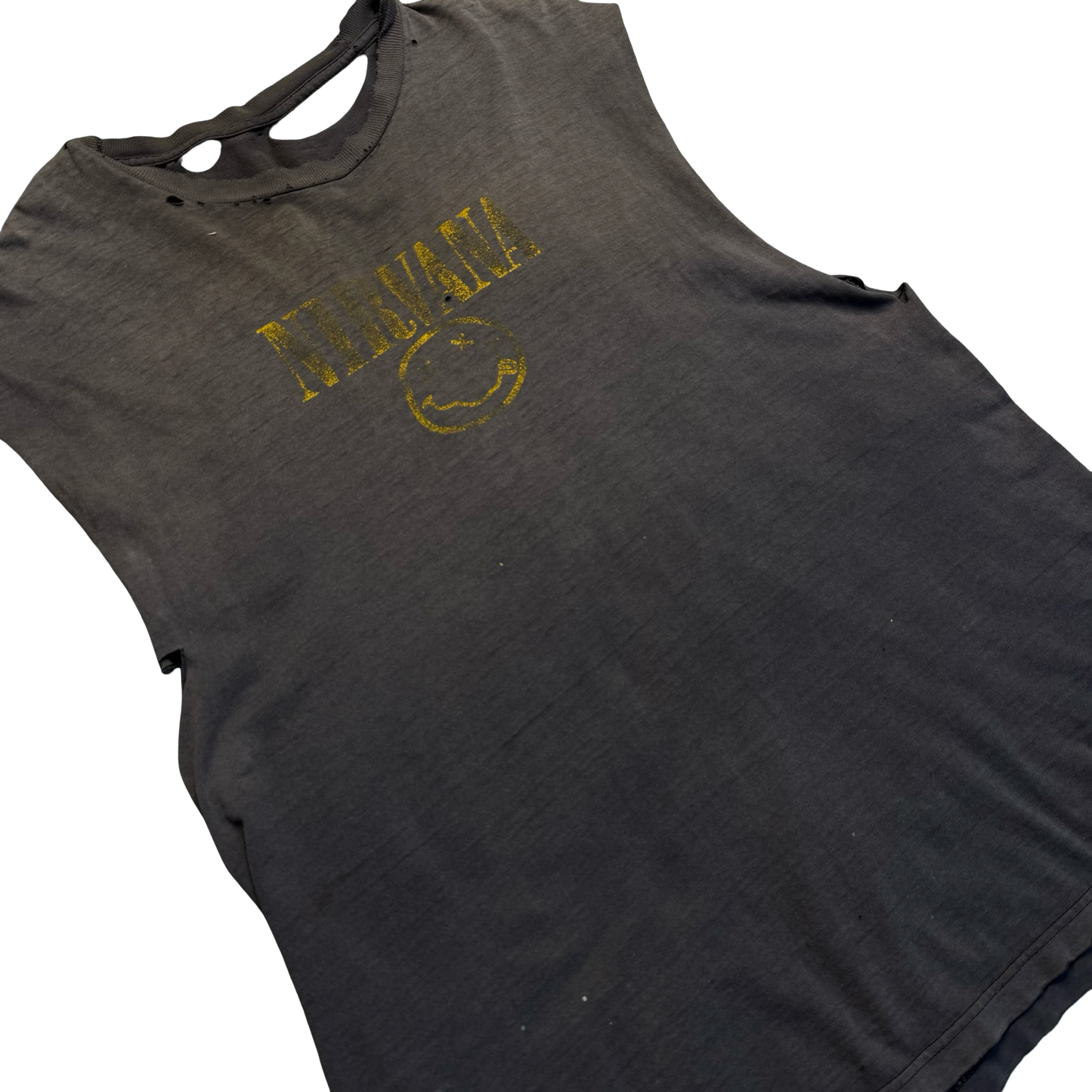 Vintage Nirvana Cut Off Tee