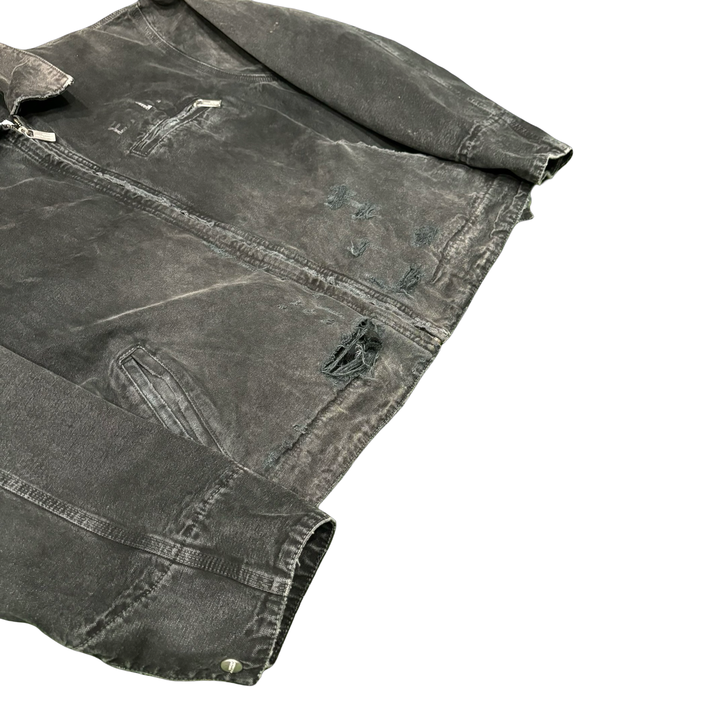 Enfants Riches Deprimes Grey Distressed Work Jacket