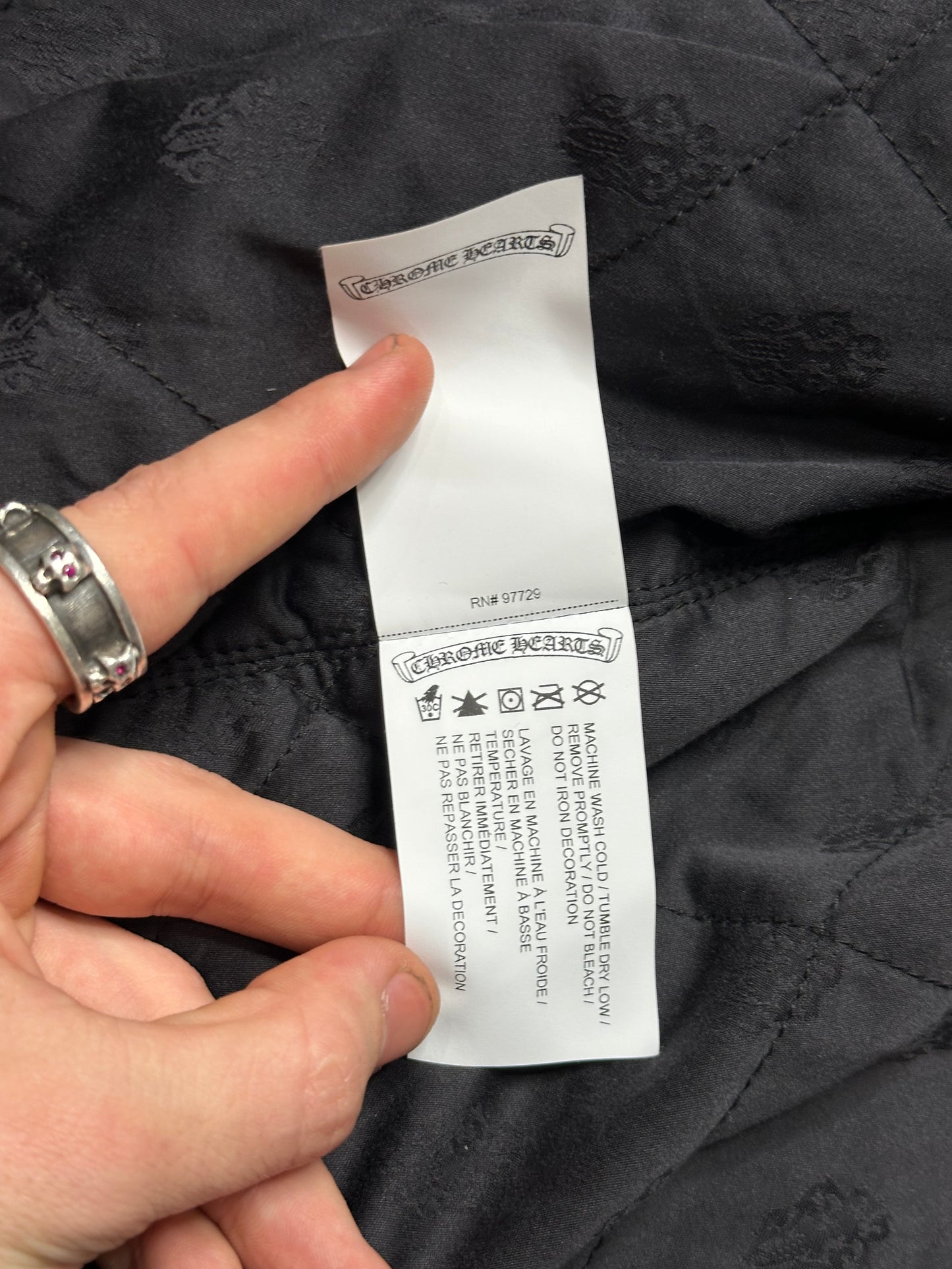 Chrome Hearts Work Dog Padded Flannel