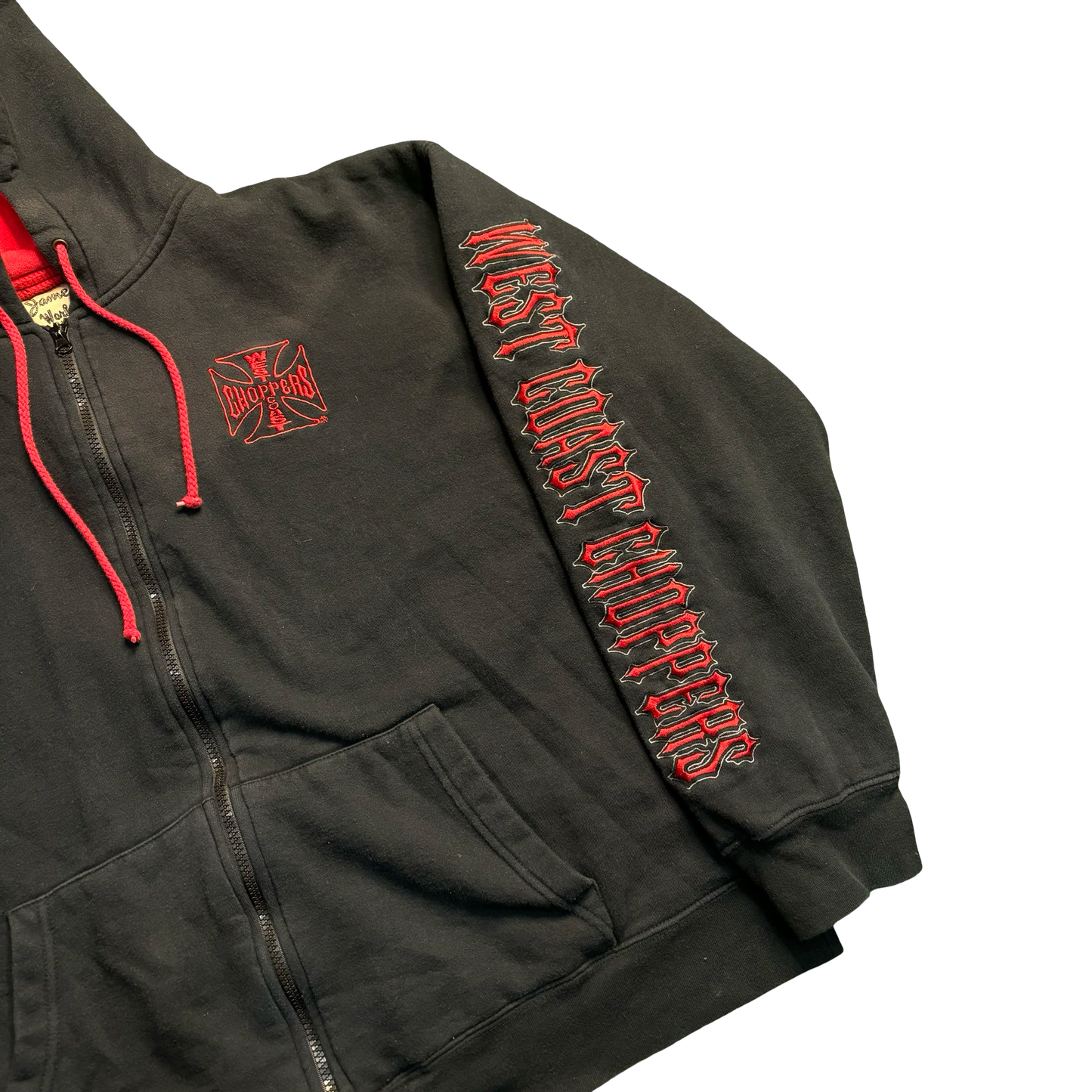 West Coast Choppers Thermal Zip-Up Hoodie