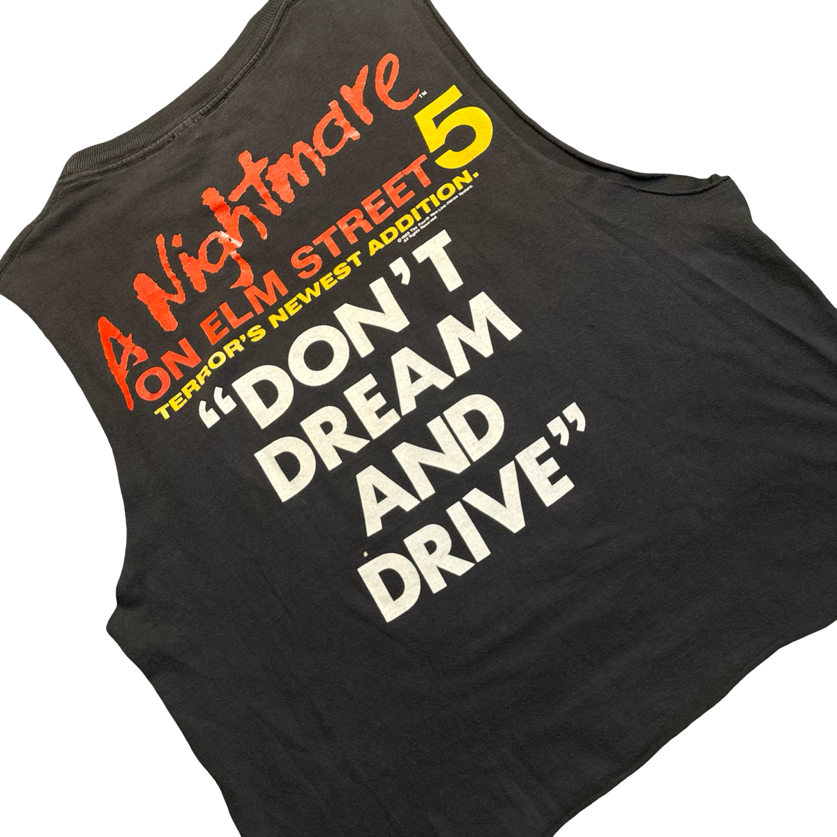 Vintage A Nightmare on Elm Street 5 Cut Off Tee