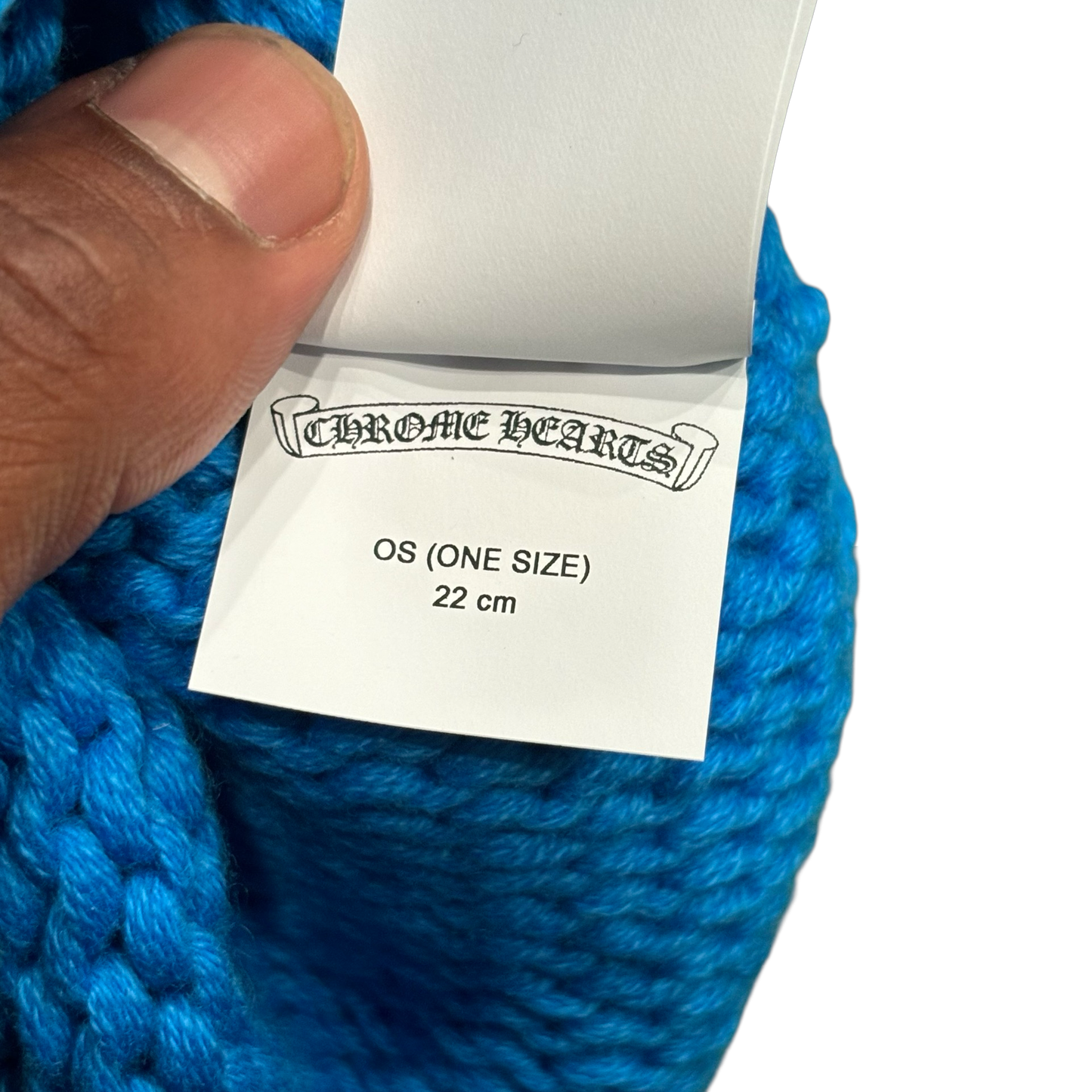 Chrome Hearts Cashmere Cemetery Cross Beanie