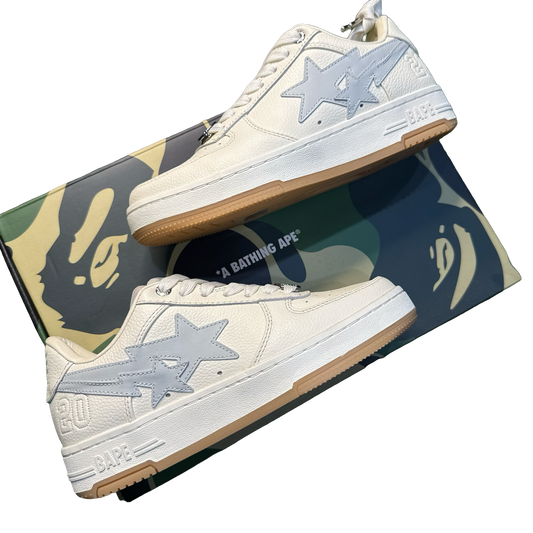 A Bathing Ape x Highsnobiety Double Stars BAPE Stars sneakers