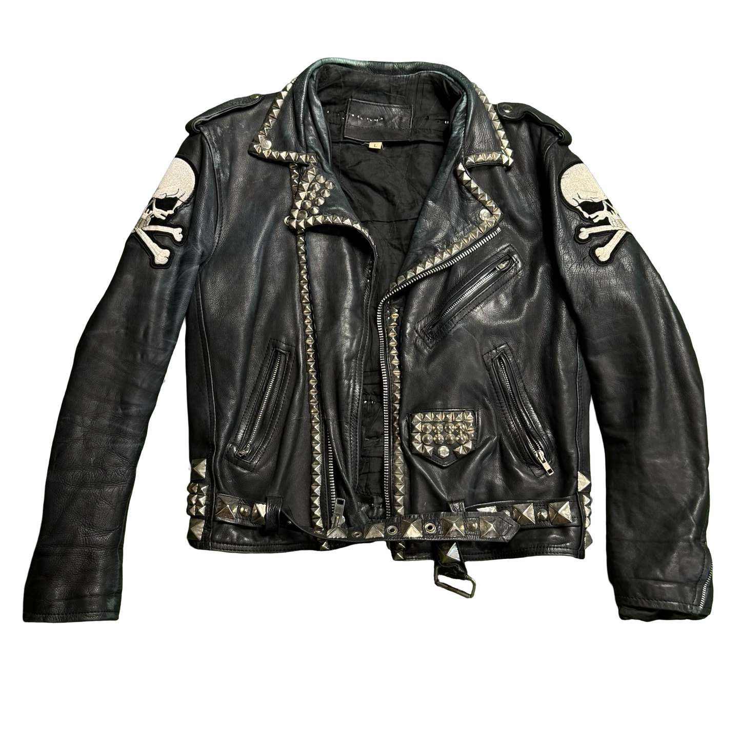 Vintage Leather Motorcycle Jacket
