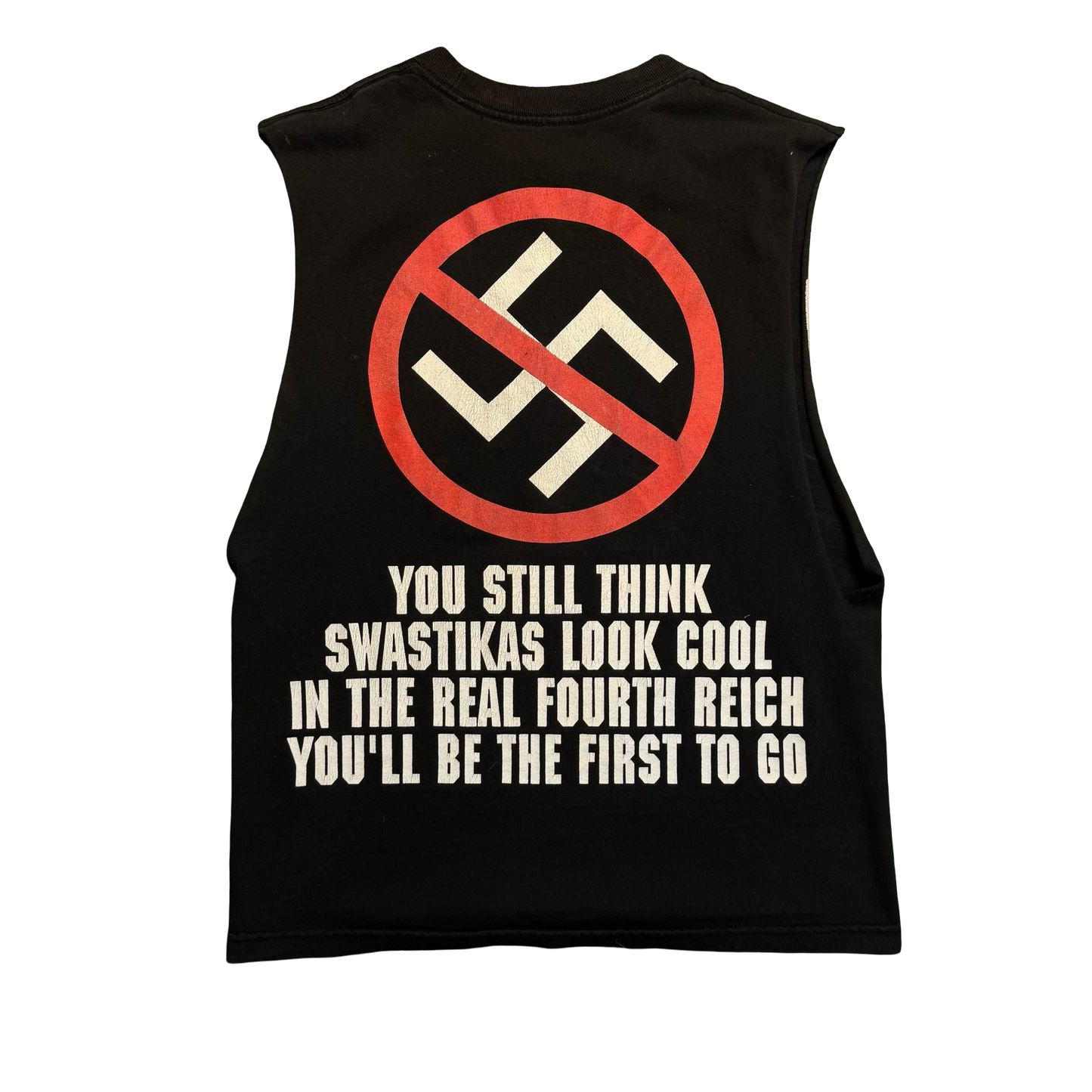Vintage Napalm Death Nazi Punks F*ck Off Cutoff