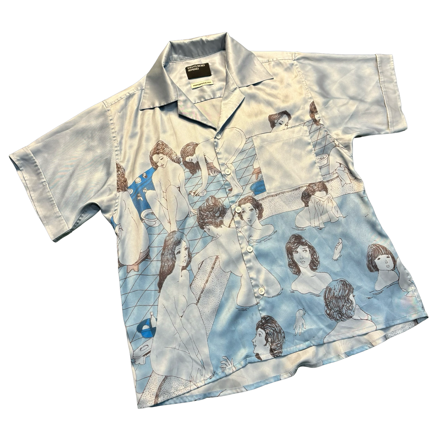 Enfants Riches Deprimes Bath House Silk Shirt