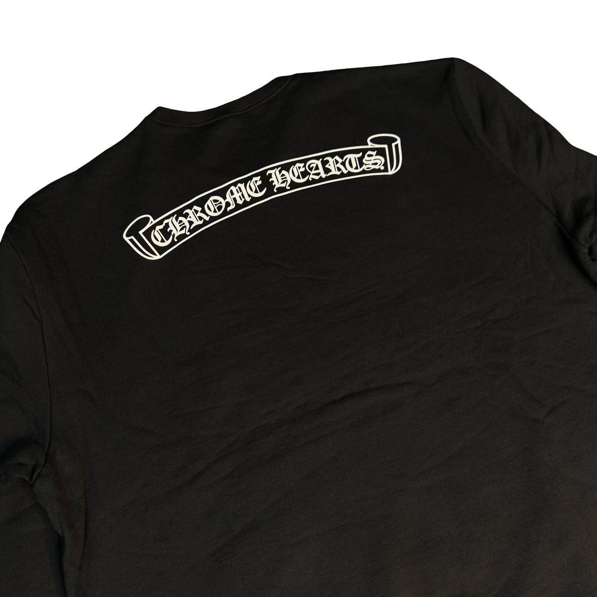 Chrome Hearts Scroll Logo Crewneck