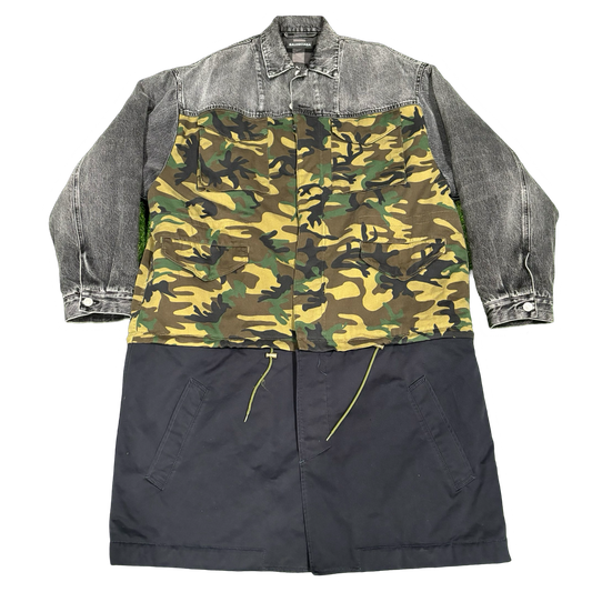 Balenciaga Camo Convertible Car Coat