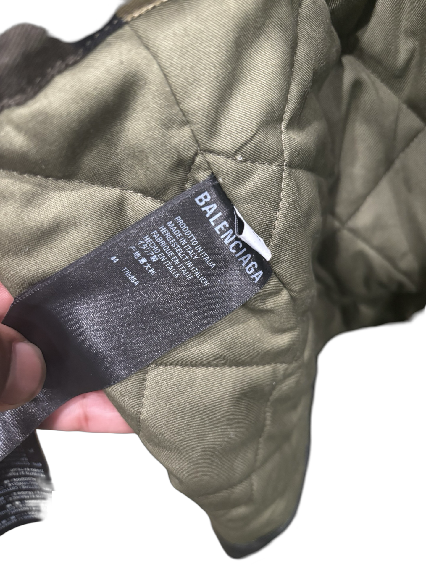 Balenciaga Camo Convertible Car Coat