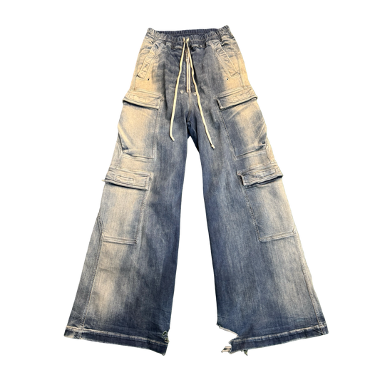 Rick Owens Double Cargo Jumbo Bela Pants