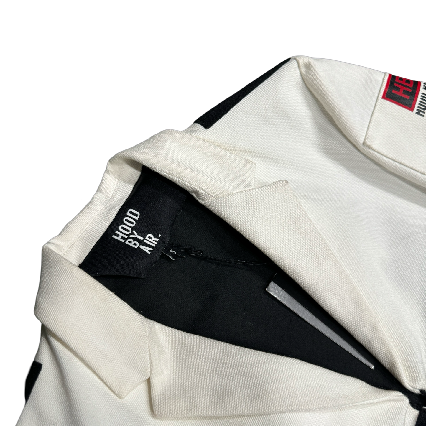 Hood By Air White Military Jacket