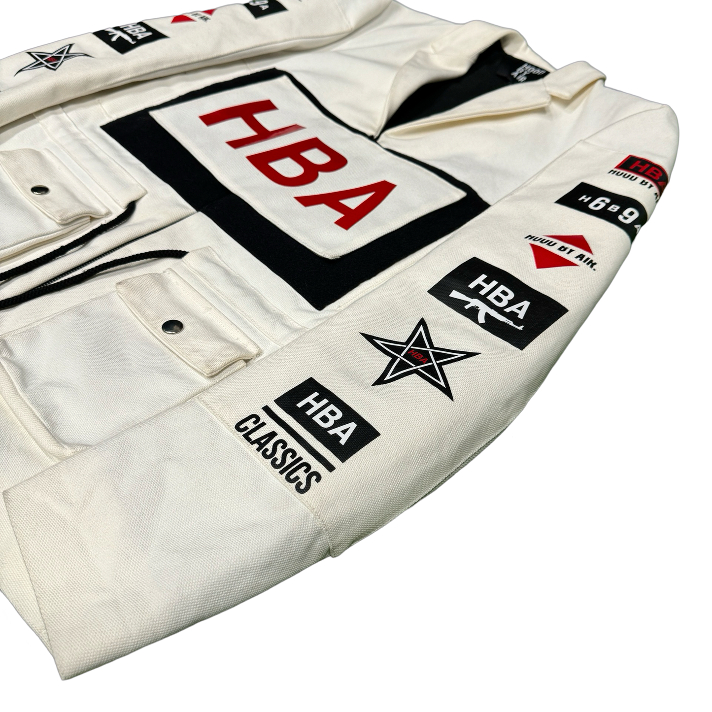 Hood By Air White Military Jacket