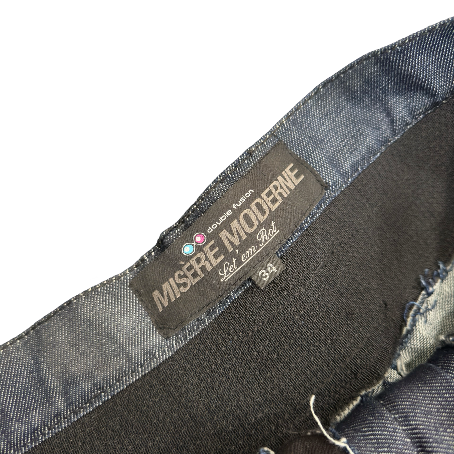 Misére Moderne Distressed Moto Jeans