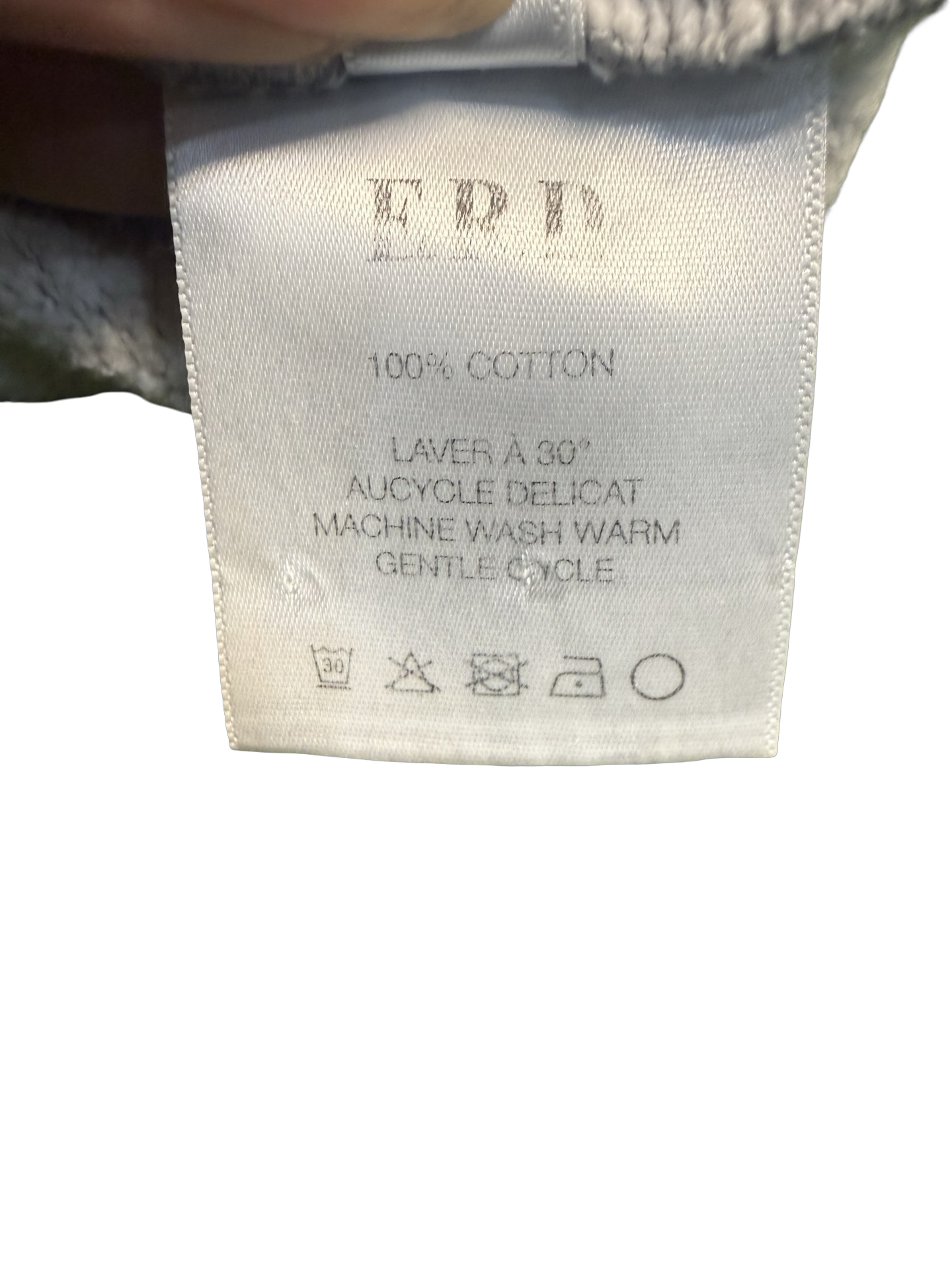 Enfants Riches Déprimés Grey Paint Logo Sweatshirt