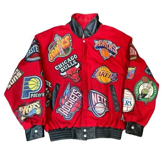 Vintage Jeff Hamilton NBA Patch Jacket