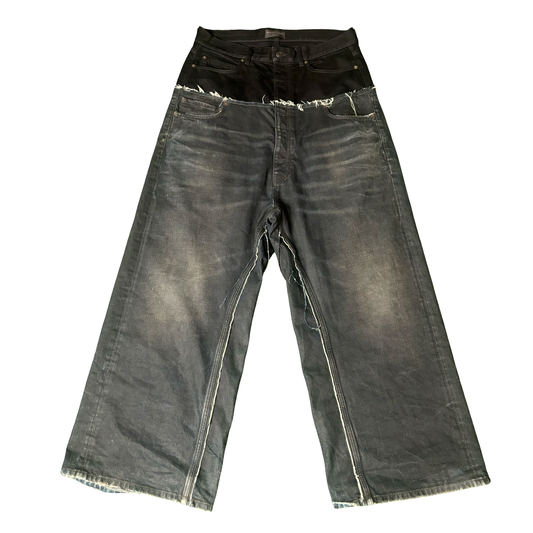 Balenciaga “Cut-Up” Hybrid Denim Jeans