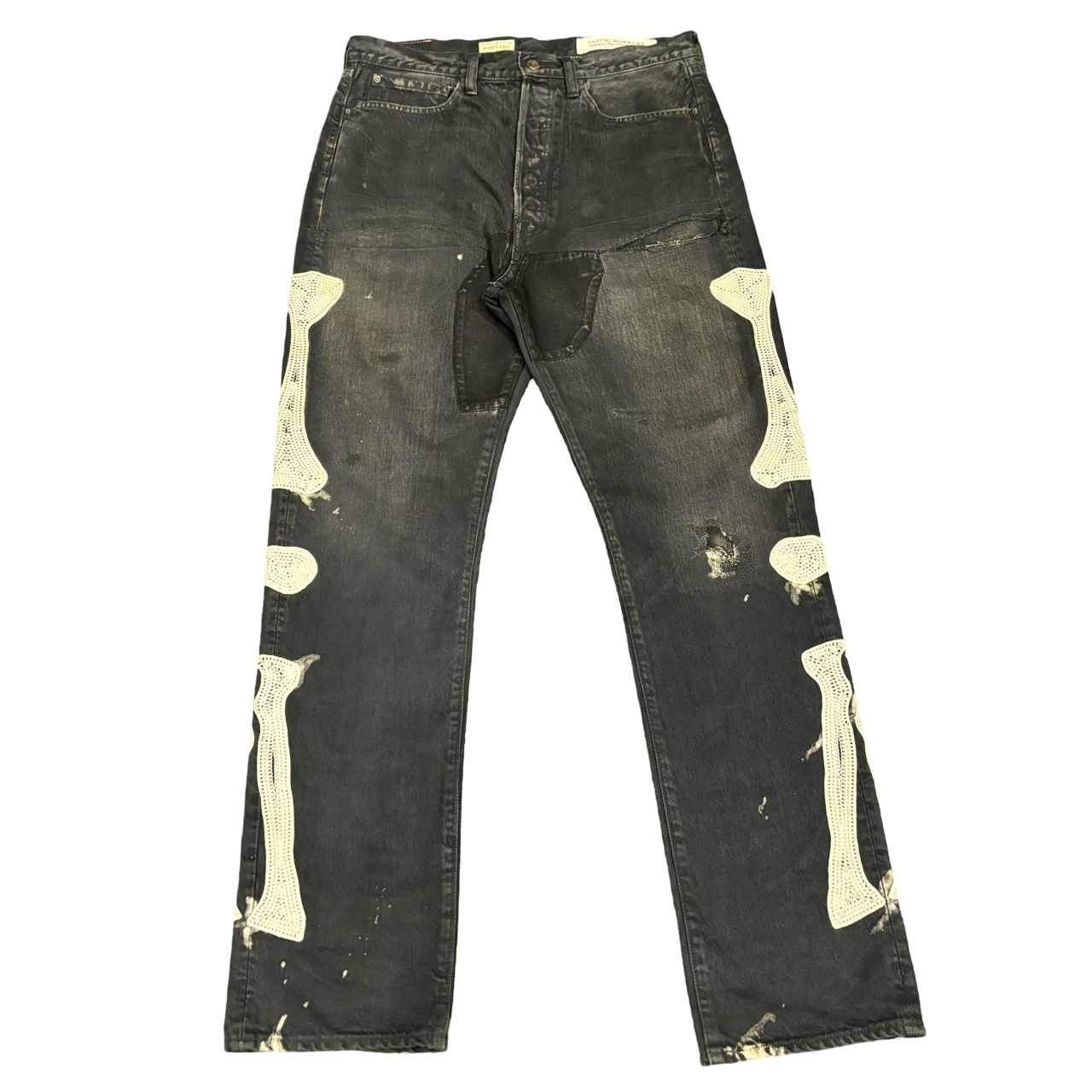 Kapital Reconstructed Bone Denim