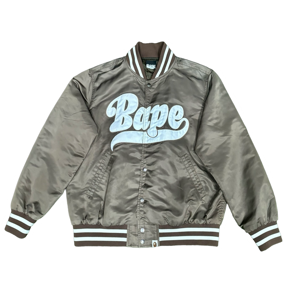 Bape Coaches Jacket Brown