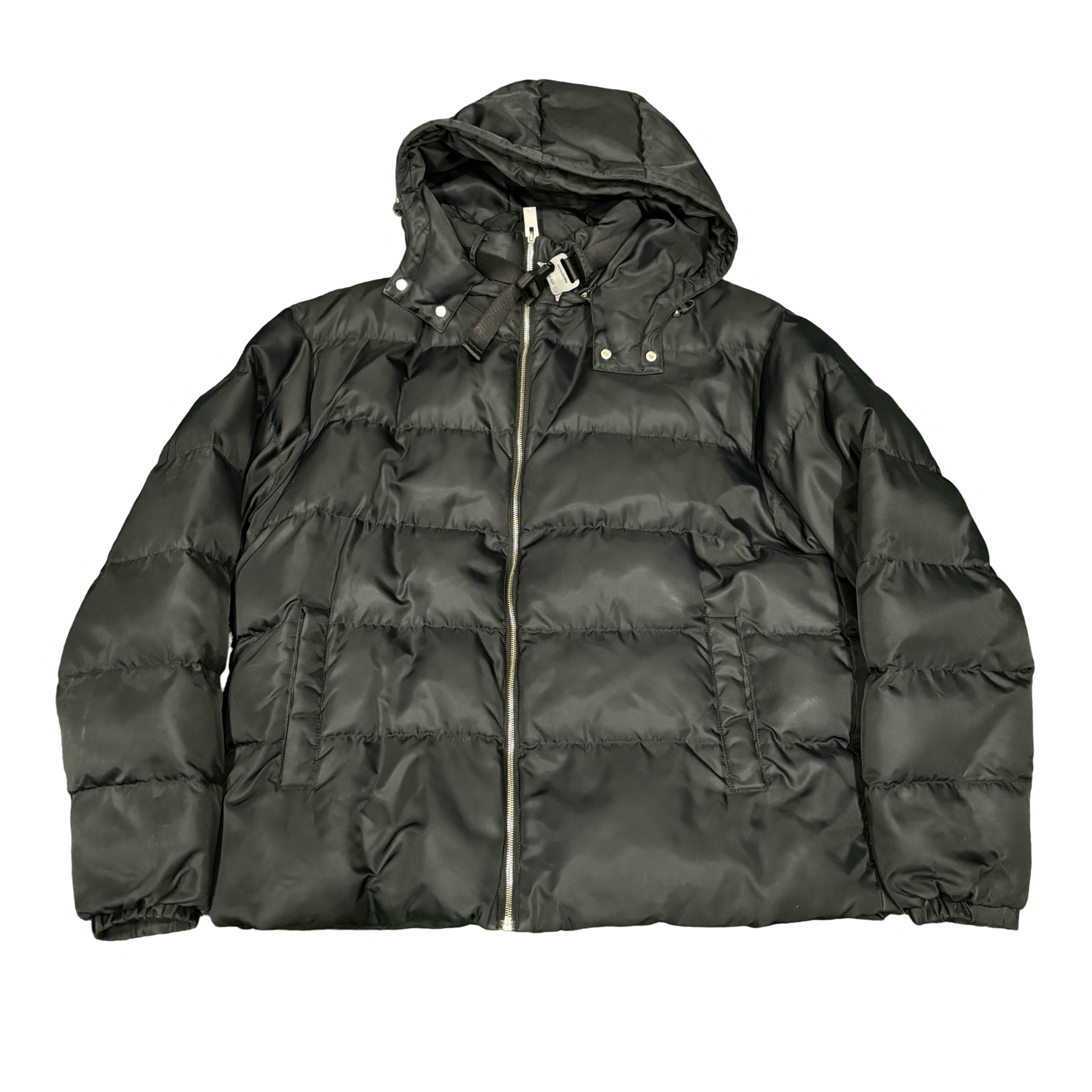 Alyx Puffer Black Jacket w/ removable Hood