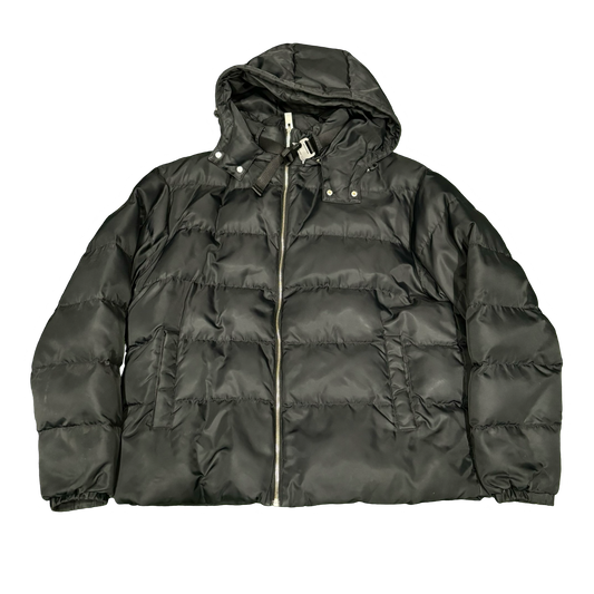 Alyx Puffer Black Jacket w/ removable Hood