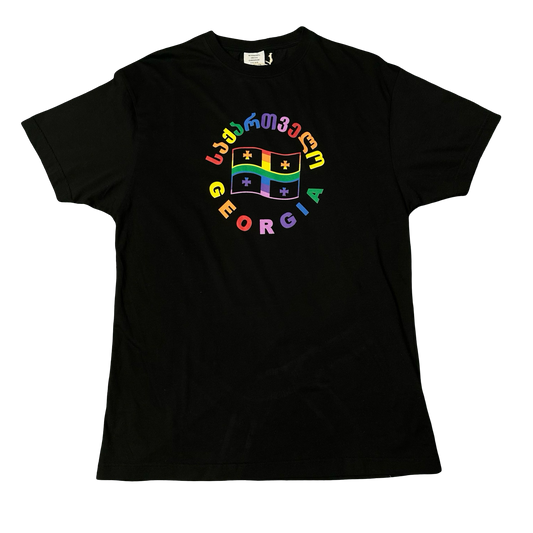 Vetements Rainbow Logo Tee