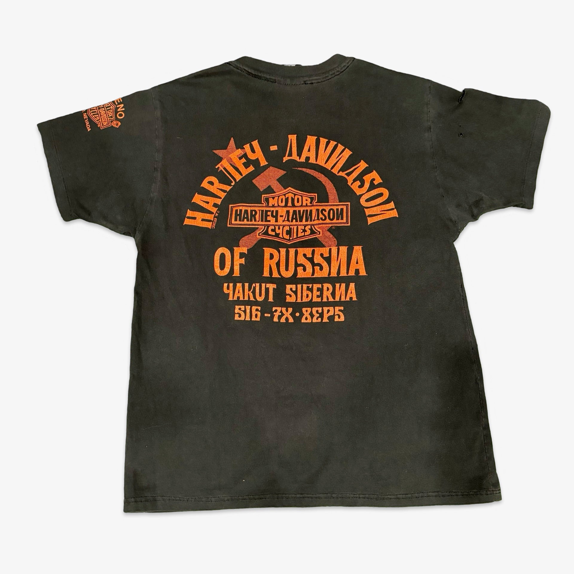し*け様 ハーレーダビッドソン Tシャツ ロシア シベリア し*け様 ハーレーダビッドソン Tシャツ ロシア シベリア｜Onadesa.com