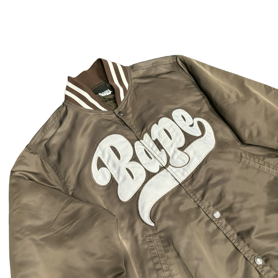 Bape Coaches Jacket Brown