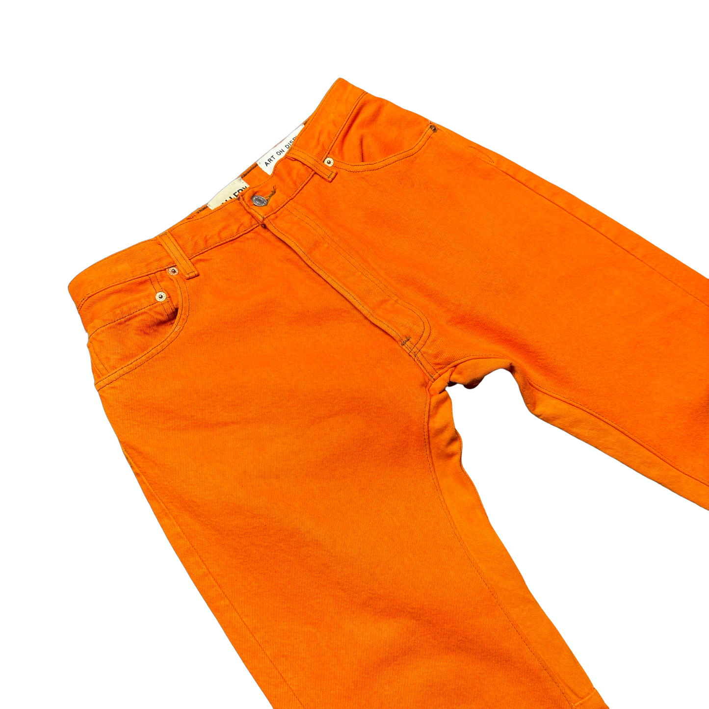 Gallery Dept. Orange Flared Denim