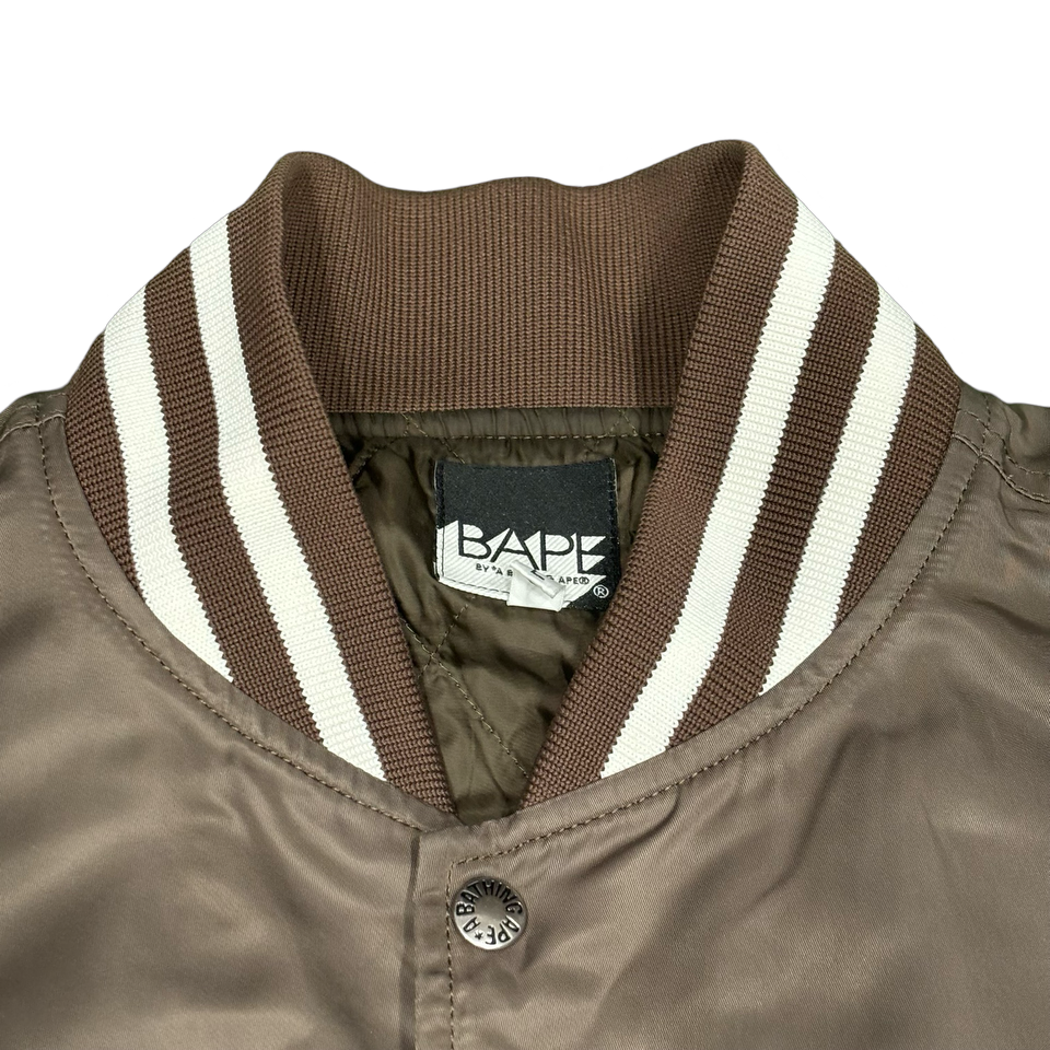 Bape Coaches Jacket Brown